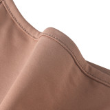 EVE Solid Color Sling Tight Jumpsuit MZ-2858