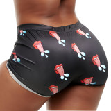EVE Casual Tight Print Short SFY-2772