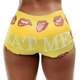 EVE Casual Tight Print Short SFY-2772