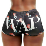 EVE Casual Tight Print Short SFY-2772