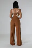 EVE Sexy Wrap Chest Tops And Back Pants Two Piece Set GDIM-2413