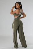 EVE Sexy Wrap Chest Tops And Back Pants Two Piece Set GDIM-2413