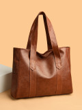 EVE PU Soft Leather Handheld Tote Shoulder Bag HCFB-10054