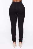 EVE Casual Holes Denim Pencil Jeans GQDH-1076