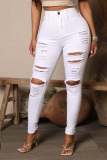 EVE Casual Holes Denim Pencil Jeans GQDH-1076