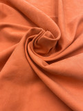 EVE Solid Color 3/4 Sleeve Tie Up Maxi Dress YH-5296