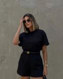 EVE Solid Color Casual High Waist Short QODY-6041