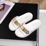 EVE Cowhide Non-slip Letter Sandals GDLW-777