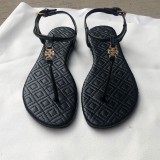 EVE Herringbone Clip-On Soft Sole Roman Shoes GDLW-313