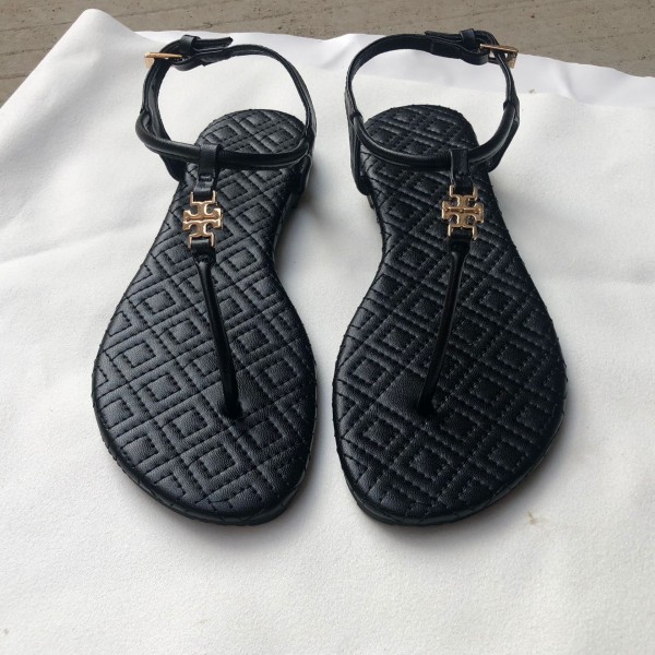 EVE Herringbone Clip-On Soft Sole Roman Shoes GDLW-313