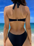 EVE Sexy Halter Backless Backless Bikinis 2 Piece Swimsuit CASF-6701