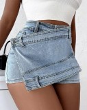 EVE Fashion Denim Irregular Short GSMJ-320