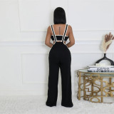 EVE Fashion Slim Wrap Chest And Sling Jumpsuit 2 Piece Set CYA-901259