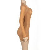 EVE Mesh Long Sleeve Mini Dress GAXB-A245DS