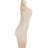 EVE Sleeveless Tube Tops Slim Mini Dress GAXB-A445DS
