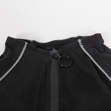 EVE Solid Color Long Sleeve Bodysuit GAXB-C001BS