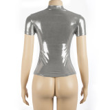 EVE Short Sleeve Slim Short T Shirt GAXB-A008TP