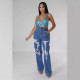 EVE Casual Holes Multi-pockets Jeans GKNF-TSJ-6975