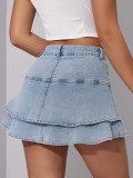 EVE Washed Fashion Half Body Puffy Skirt GKNF-TSYJ-836