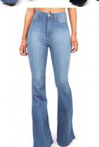 EVE Plus Szie Fashion Wide Leg Micro Flare Jeans GDPF-3153