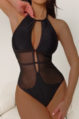 EVE See Through Backless Tie Up Tight One Piece Swimsuit DYSC-DY23A1085YYB112113