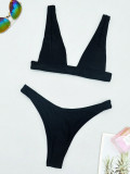 EVE Solid Color Sexy Padded Bikini Swimsuit DYSC-1003