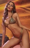 EVE Sexy Hanging Neck Backless Swimsuit 3 Piece DYSC-DY3110308