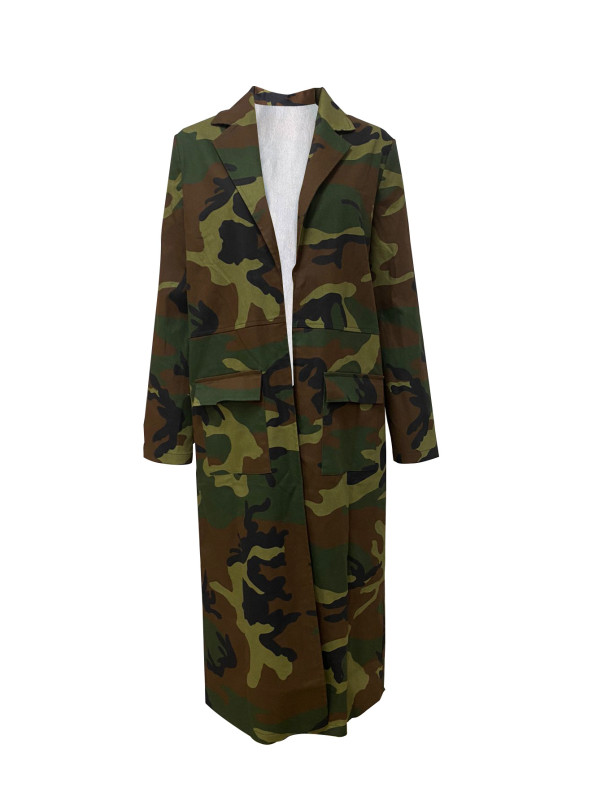 EVE Long Sleeve Camouflage Long Coat LSD-2207