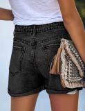 EVE Casual Holes Denim Short XCFF-601