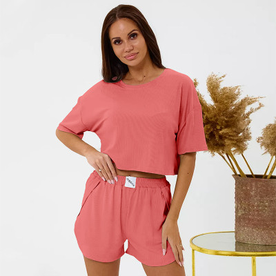 EVE Casual Pajama Shorts Loungewear Set GLSY-W0280