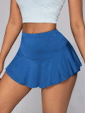 EVE Solid Color Sport Mini Skirt YH-5318