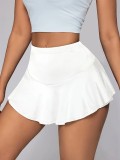 EVE Solid Color Sport Mini Skirt YH-5318