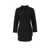 EVE Long Sleeve Lapel Split Solid Shirt AIL-282