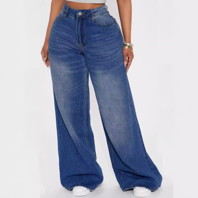 EVE Fashion Loose Drag Floor Wide Leg Jeans GKNF-TSX-11030