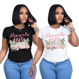 EVE Print Short Sleeve T Shirt HNIF-2402