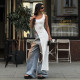 EVE Slim Sleeveless Irregular Knit Bottom Shirt XEF-52005