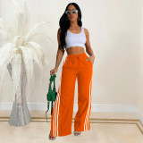 EVE Stripe Patchwork Solid Sport Pants BY-6960