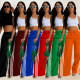 EVE Stripe Patchwork Solid Sport Pants BY-6960