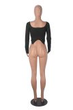 EVE Wooden Ear Flared Sleeves Sexy Strapless Top GXYF-0405