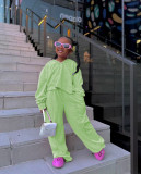 EVE Kids Girl Solid Long Sleeve Straight Pants Two Piece Set GYAY-8106