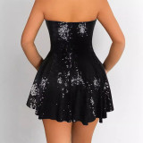 EVE Sleeveless Sequin Mini Dress NY-K3259