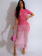 EVE Crochet Tassel Long Dresses GDYF-DY6691