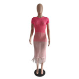 EVE Crochet Tassel Long Dresses GDYF-DY6691
