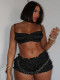 EVE Pre Order: About 7 work days shipping Solid Color Sexy Sling Vest Two Piece Shorts Set YUEM-Y11040