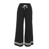 EVE Solid Color Drawstring Tie Pants BS-1368