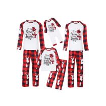 EVE Family Christmas Printed Homewear Pajamas Parent-Child Clothing GSGS-0599#