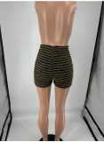 EVE Stripe Fashion Slim Shorts FOSF-8347