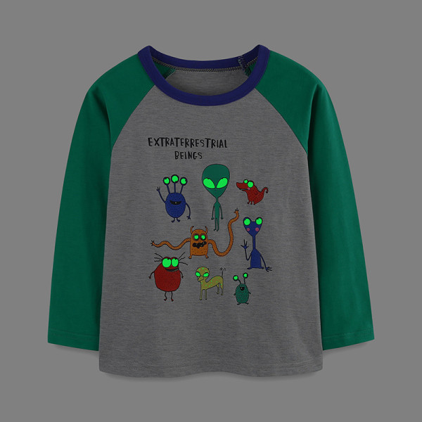 EVE Kids Boys' Luminous Printed Long Sleeve T-Shirt GASD-5380