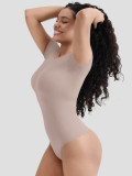 EVE Solid Color Short Sleeve Tight Bodysuit GMDI-38403