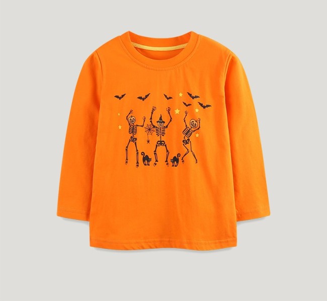 EVE Kids Print Long Sleeve Casusal T Shirt GASD-5387